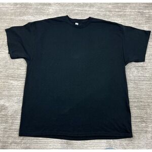 I am Chicago Cubs Fan Shirt 2XL Black Graphic Baseball Short Sleeve Casual